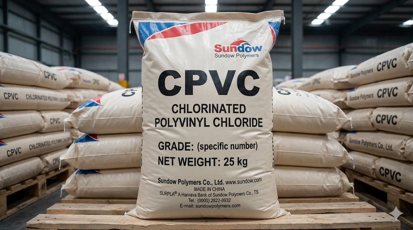 Sundow CPVC 25kg bag in warehouse