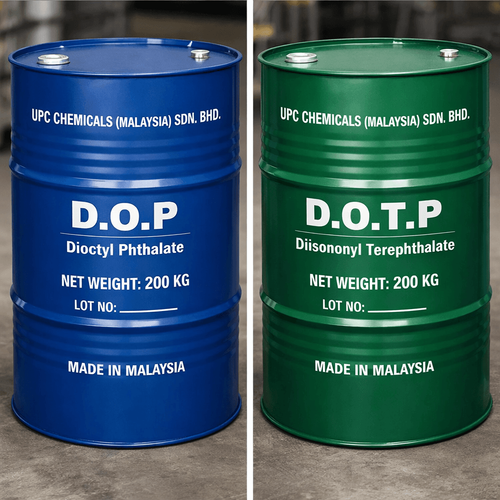 UPC Chemicals Malaysia DOP and DOTP colour drums